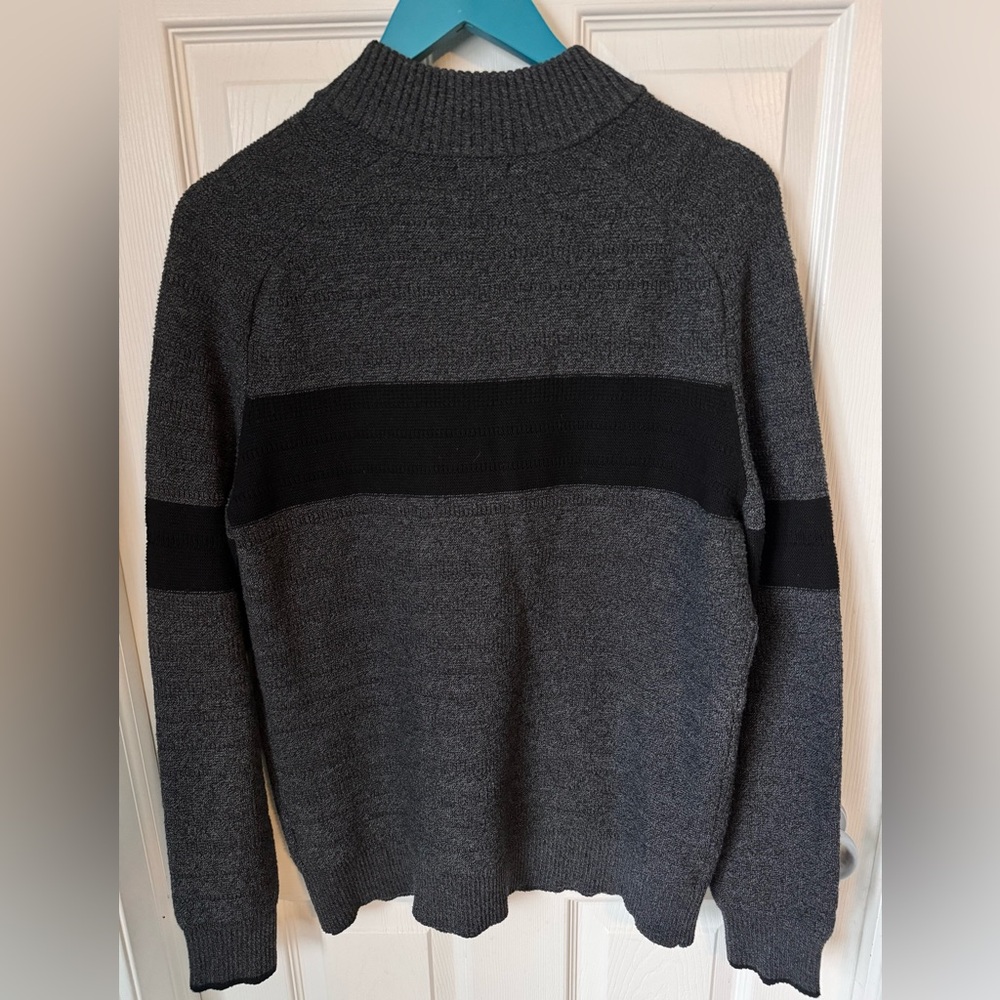 Mens Smartwool Ripple Ridge Stripe Half Zip Sweater Size Large Like NEW - Picture 6 of 12